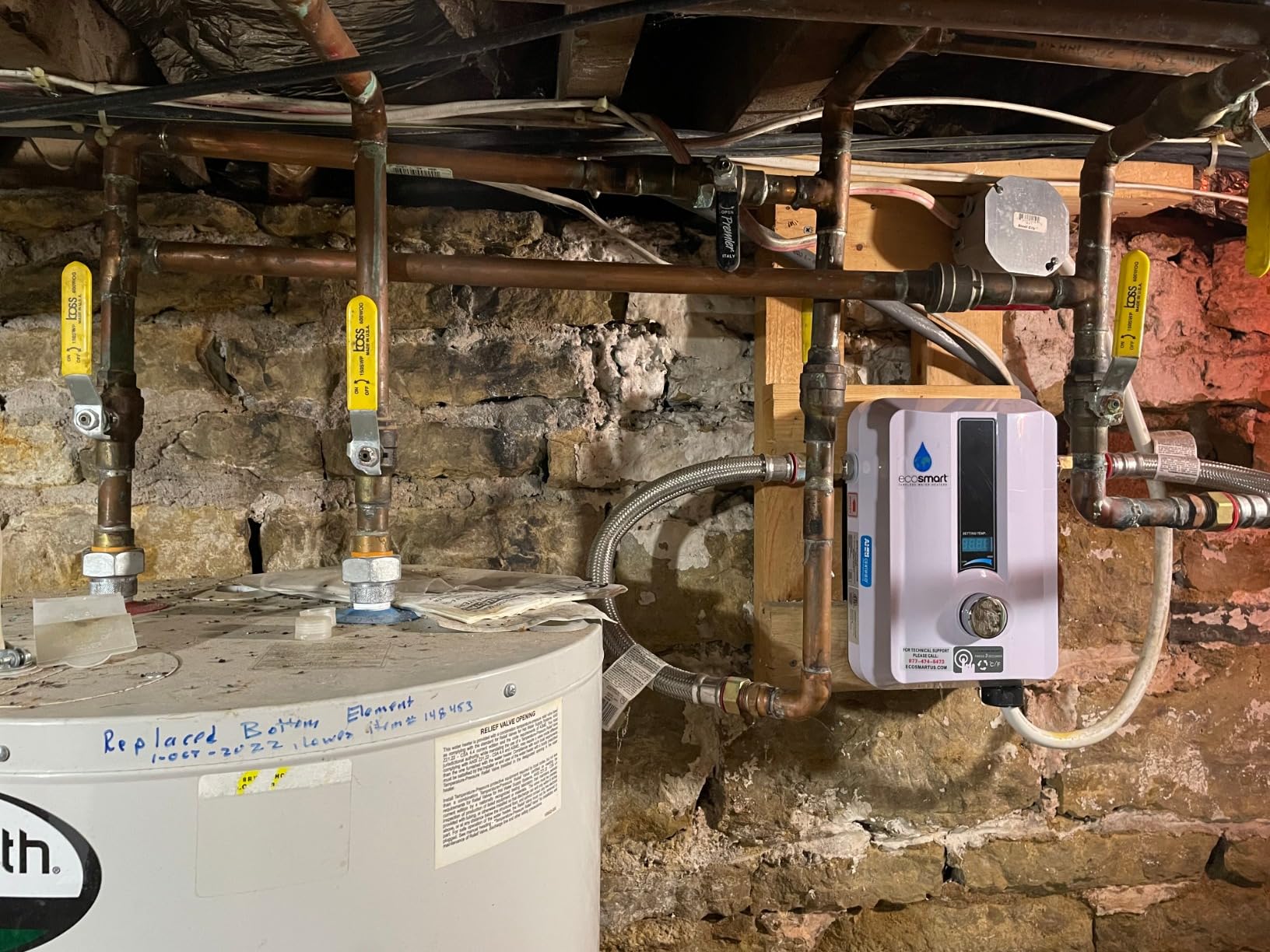 EcoSmart ECO 11 Electric Tankless Water Heater, 13KW at 240 Volts with Patented Self Modulating Technology Customer Review EcoSmart ECO 11 Electric Tankless Water Heater, 13KW at 240 Volts with Patented Self Modulating Technology - Customer Photo 2