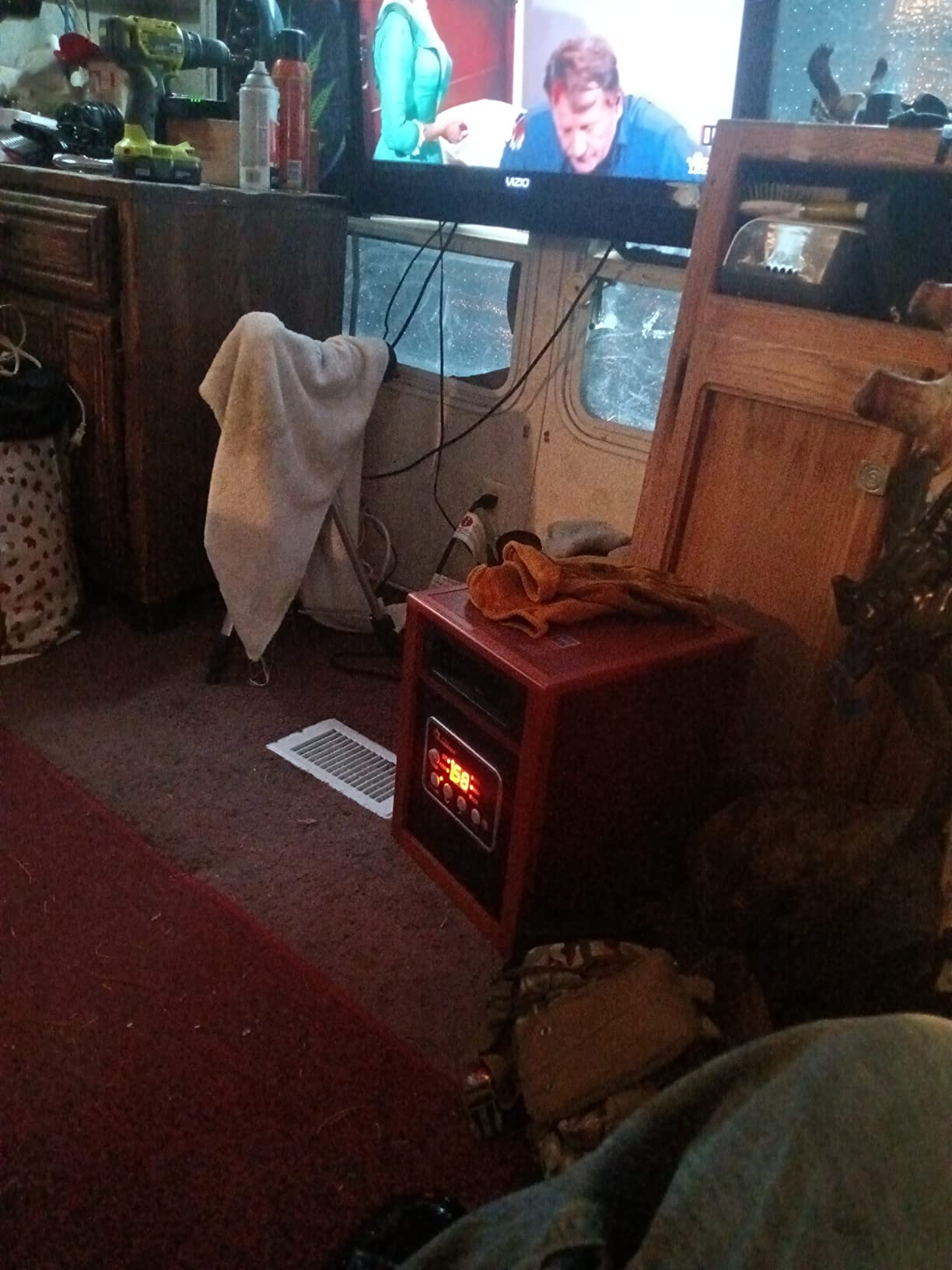 Dr Infrared Heater Portable Space Heater, Original, 1500-Watt, Cherry (Pack of 1) - Customer Photo 1