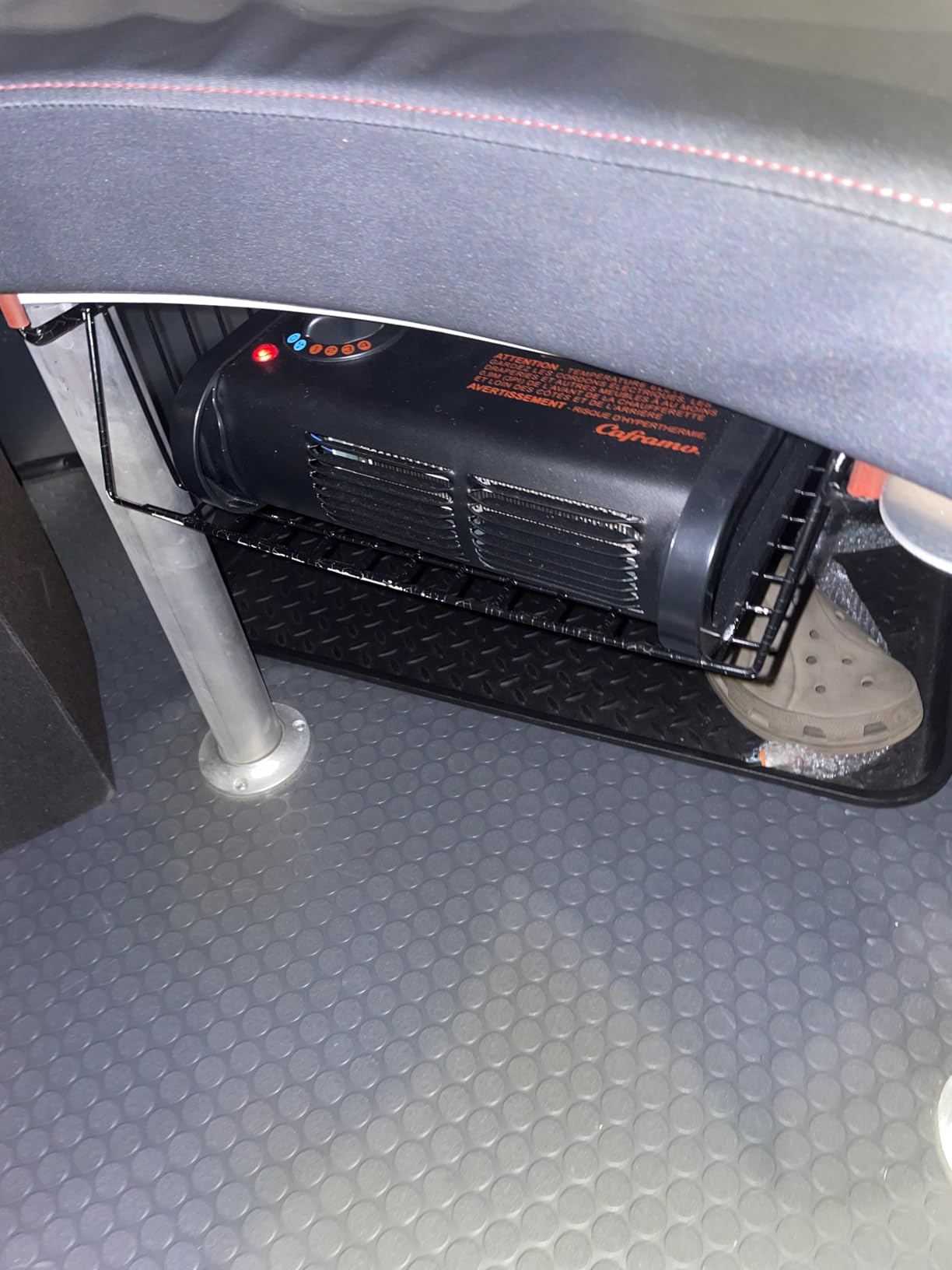 Caframo True North Heater. Low Profile, Quiet, Powerful Heater for Work and Home. Black, 11.25