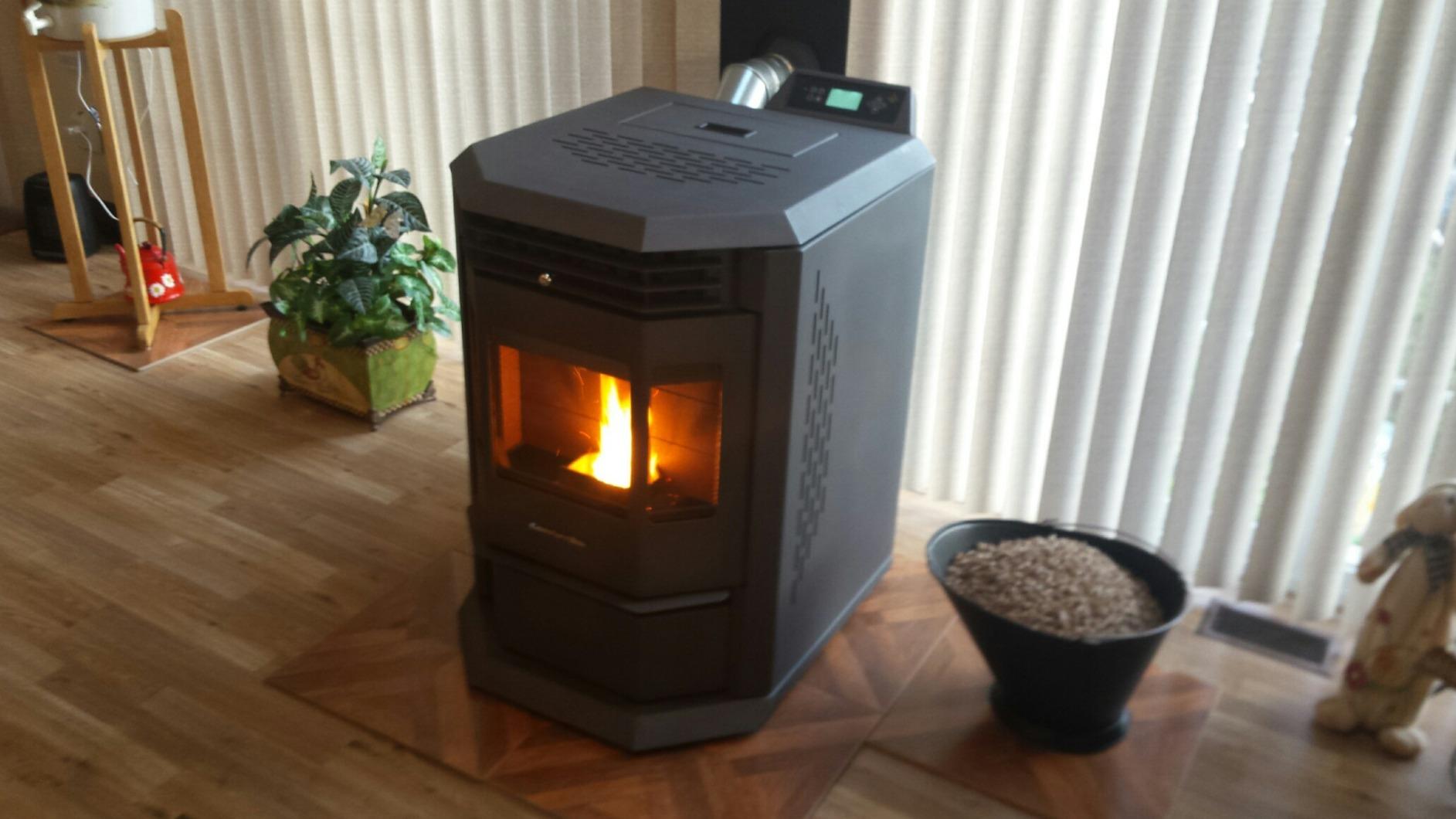 Wood Pellet Stove HP22 2,800 Sq Ft. Pellet Fuel EPA Cert. 55 Pound Hopper - Customer Photo 4
