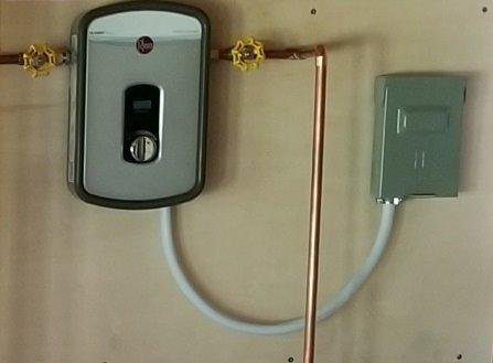 Rheem 240V Heating Chamber RTEX-13 Residential Tankless Water Heater, GRAY Customer Review Rheem 240V Heating Chamber RTEX-13 Residential Tankless Water Heater, GRAY - Customer Photo 4