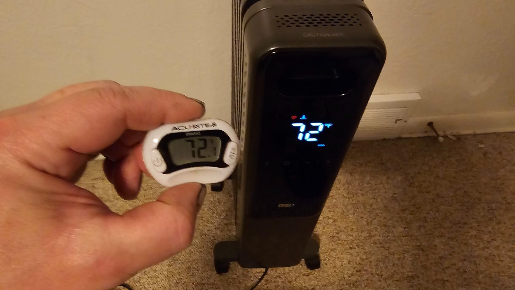 Dreo Oil Filled Radiator, Electric Radiant Heaters for indoor use Large Room with Remote Control, Child Lock, 4 Modes, Overheat & Tip-Over Protection, 24h Timer, Digital Thermostat, Quiet, 1500W Customer Review Dreo Oil Filled Radiator, Electric Radiant Heaters for indoor use Large Room with Remote Control, Child Lock, 4 Modes, Overheat & Tip-Over Protection, 24h Timer, Digital Thermostat, Quiet, 1500W - Customer Photo 3