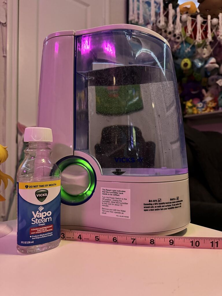 Vicks Warm Mist Humidifier for Medium to Large Rooms, 1 Gal Tank customer photo 1