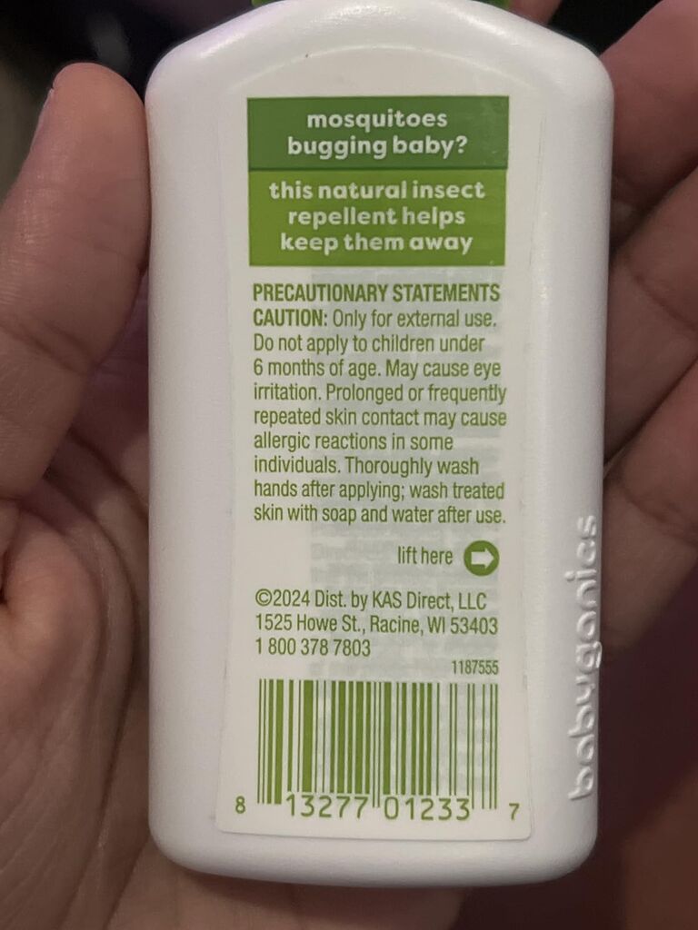 Babyganics Insect Spray, 2oz, 1 pack, Made with Plant and Essential Oils, Packaging May Vary customer photo 1