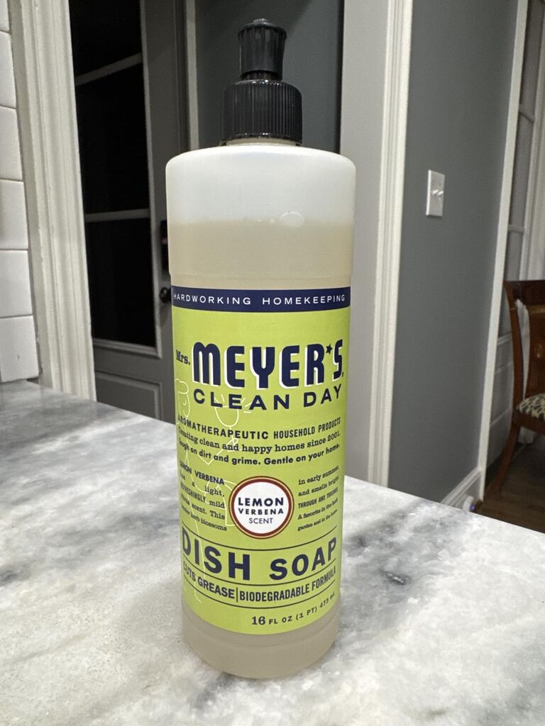 MRS. MEYER'S CLEAN DAY Liquid Dish Soap, Lemon Verbena, 16 fl. oz - Pack of 3 customer photo 2
