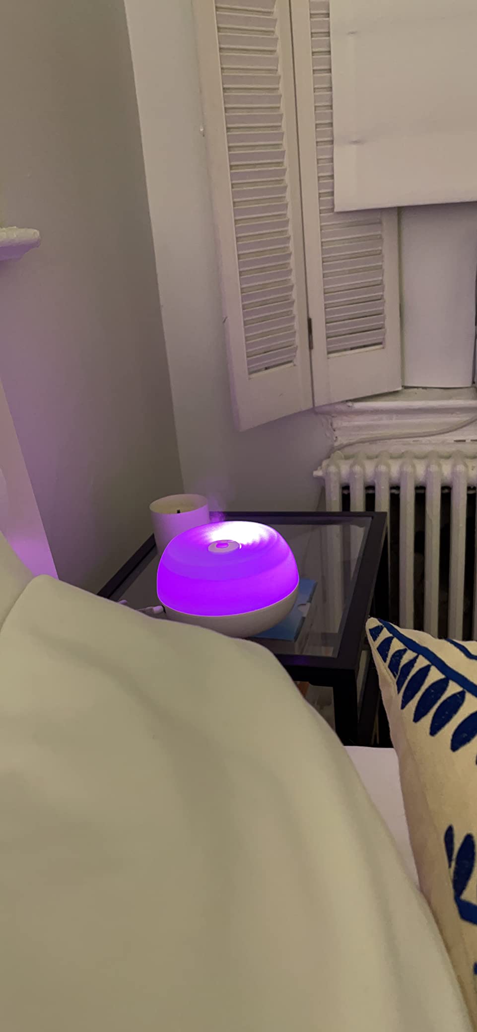 Crane Portable Ultrasonic Travel Humidifier and Diffuser, 0.2 Gallon Cool Mist, Optional Essential Oil Diffuser, No Filter Needed, White Customer Review Crane Portable Ultrasonic Travel Humidifier and Diffuser, 0.2 Gallon Cool Mist, Optional Essential Oil Diffuser, No Filter Needed, White - Customer Photo 2