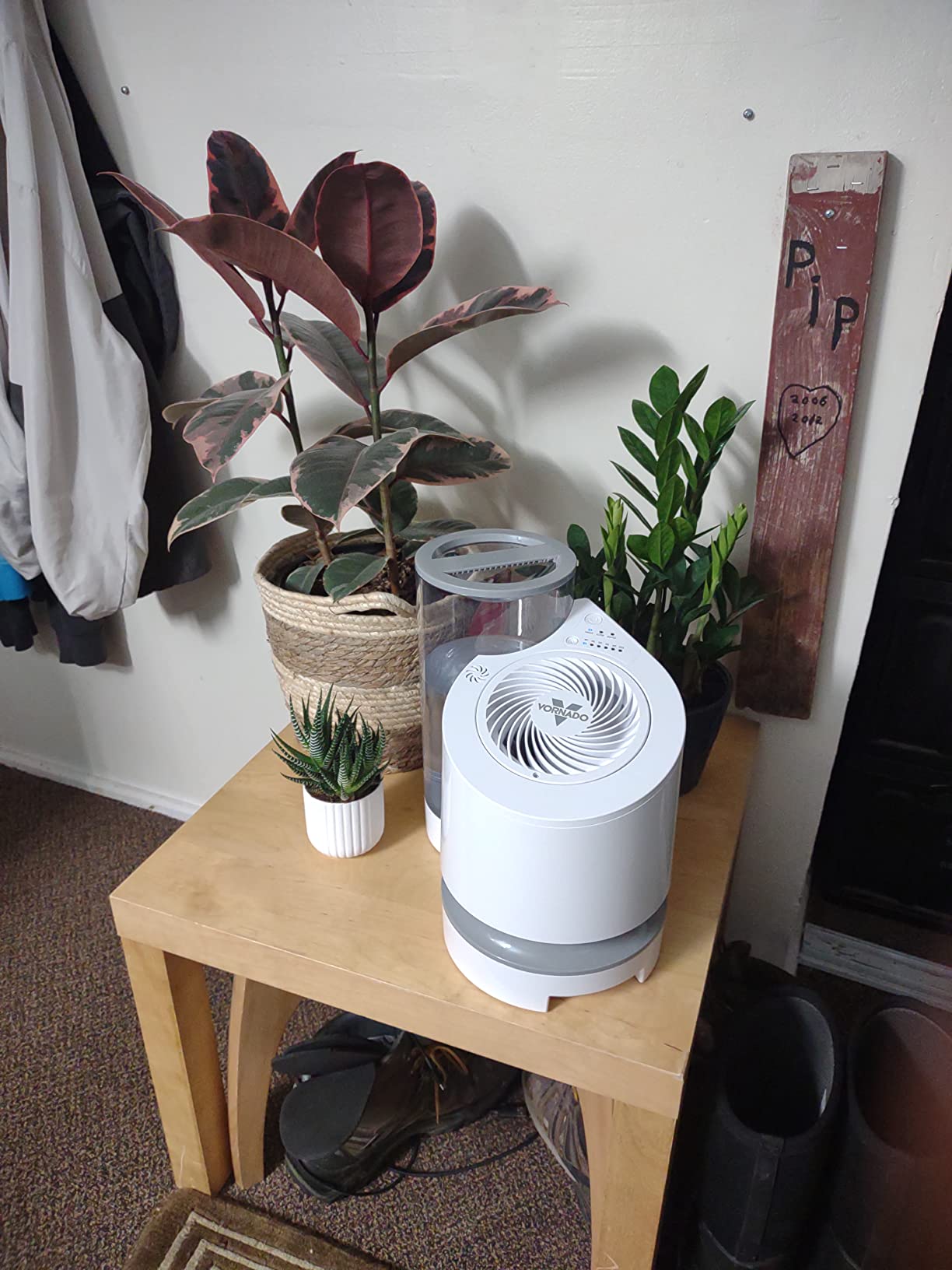 Vornado EV200 Evaporative Whole Room Humidifier with SimpleTank, 1.5 Gallon Capacity, White, EV200 - 1.5 gallon Customer Review Vornado EV200 Evaporative Whole Room Humidifier with SimpleTank, 1.5 Gallon Capacity, White, EV200 - 1.5 gallon - Customer Photo 1