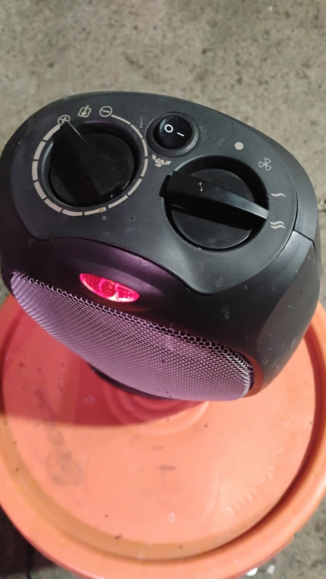 Amazon Basics Ceramic Space Heater, Portable Indoor Heating Solution, With Overheat and Tip-Over Protection, Thermostat, Non-Oscillating, 1500W, 7.52 Amazon Basics Ceramic Space Heater, Portable Indoor Heating Solution, With Overheat and Tip-Over Protection, Thermostat, Non-Oscillating, 1500W, 7.52