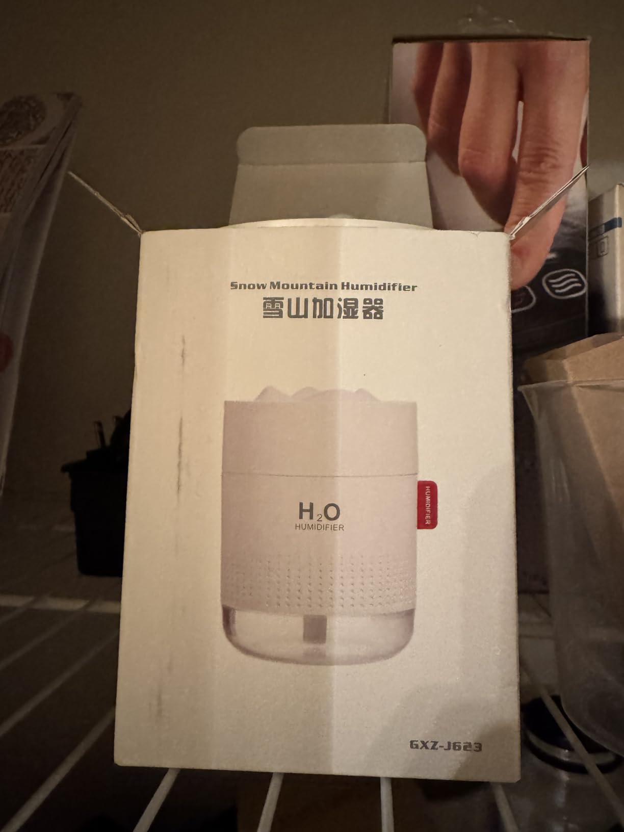 Portable Mini Humidifier, 500ml Small Cool Mist Humidifier, USB Personal Desktop Humidifiers for Baby Bedroom Travel Office Home, Auto Shut-Off, 2 Mist Modes, Super Quiet, White Customer Review Portable Mini Humidifier, 500ml Small Cool Mist Humidifier, USB Personal Desktop Humidifiers for Baby Bedroom Travel Office Home, Auto Shut-Off, 2 Mist Modes, Super Quiet, White - Customer Photo 1