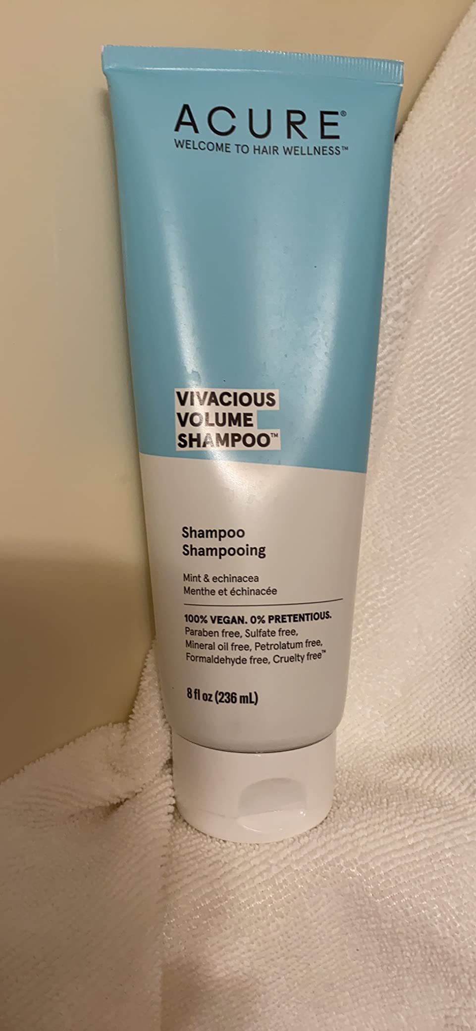 Acure Vivacious Volume Shampoo - Volumizing Shampoo for Fine Thin Hair, Add Body and Thicken Thinning Hair for Women & Men, Scalp Treatment with Mint, Sulfate & Paraben Free, Vegan - 8 fl oz - Customer Photo 2