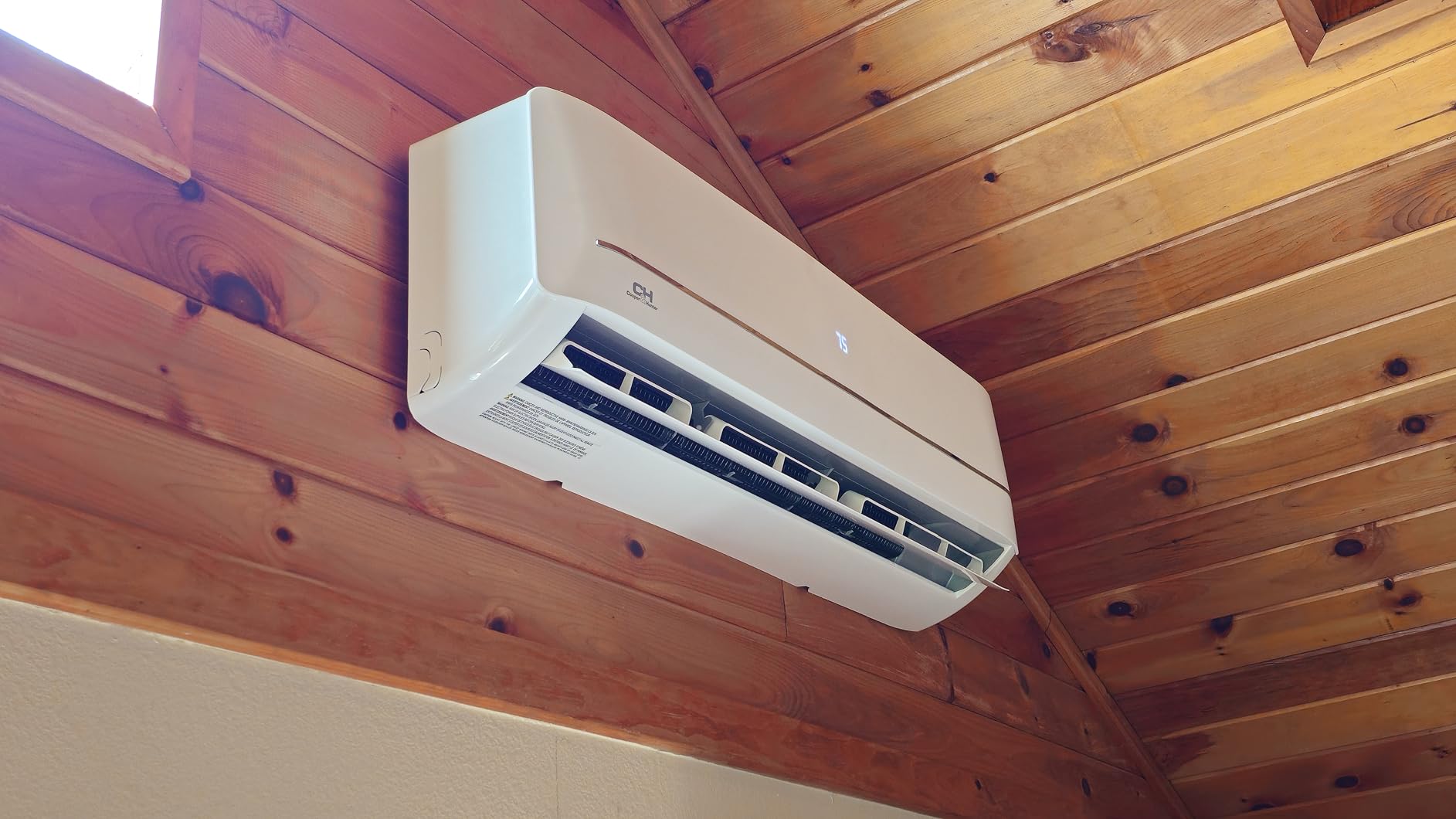 Cooper & Hunter 24,000 BTU, 230V, 17 SEER Ductless Mini Split AC/Heating System Pre-Charged Inverter Heat Pump with 16ft Installation Kit - Customer Photo 1