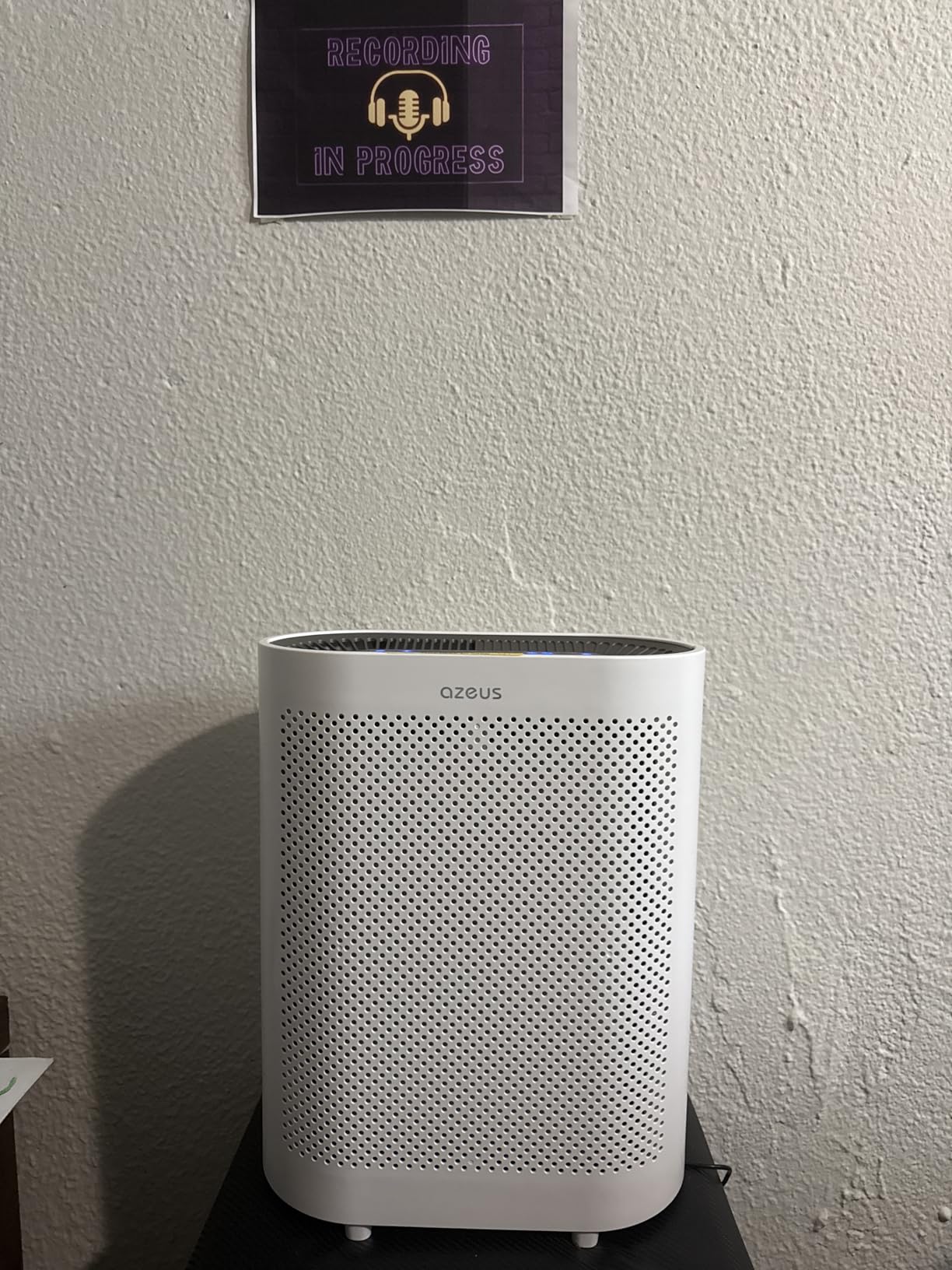 AZEUS True HEPA Air Purifier for Home, Up to 2160 sq ft Large Room, UV light | Ionic Generator | Office or Commercial Filter 99.97% Pollen Smoke Dust Pet Dander Auto Mode Sensor - Customer Photo 1