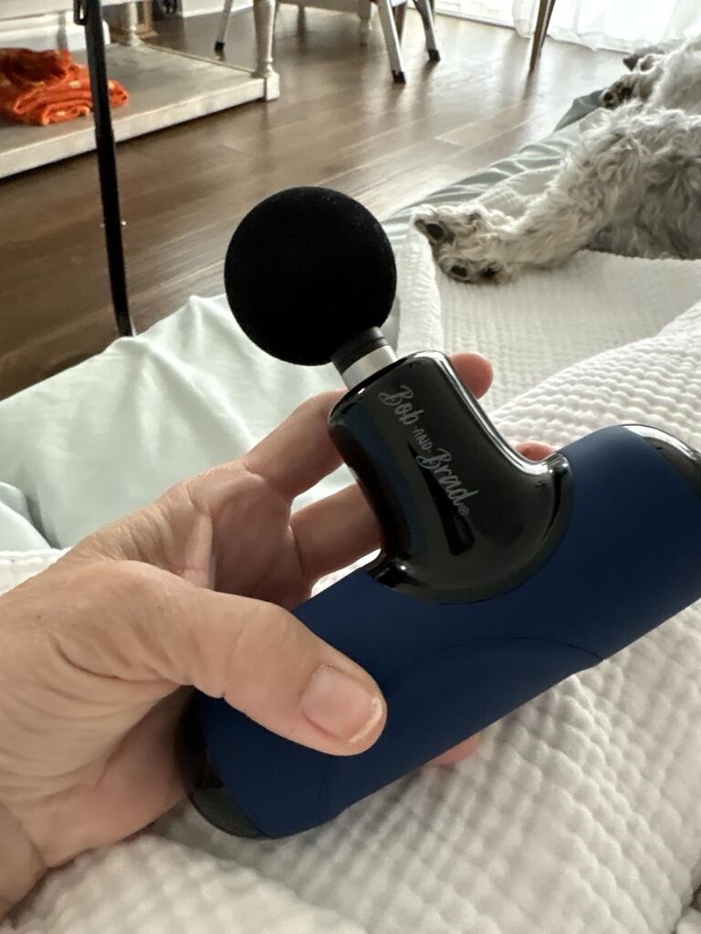 BOB AND BRAD Q2 Mini Massage Gun, Pocket-Sized Deep Tissue Massager Gun, Portable Percussion Muscle Massager Gun, Ultra Small & Quiet customer photo 1