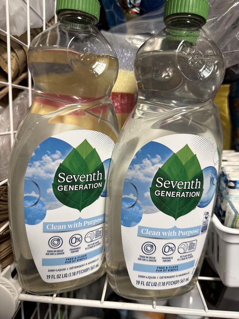 Seventh Generation Dish Liquid Soap Free & Clear liquid soap Pack of 6 Dishwashing Soap Dish Soap for sensitive skin 19 oz customer photo 2