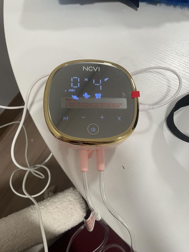 NCVI Electric Breast Pump 8782, Portable Hospital-Grade Double Pump customer photo 1