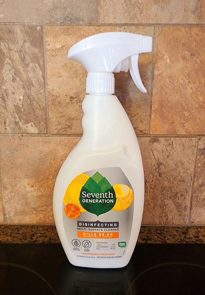Seventh Generation Lemongrass Citrus Disinfecting Multi-Surface Cleaner - 26 Oz, Pack of 4 customer photo 1