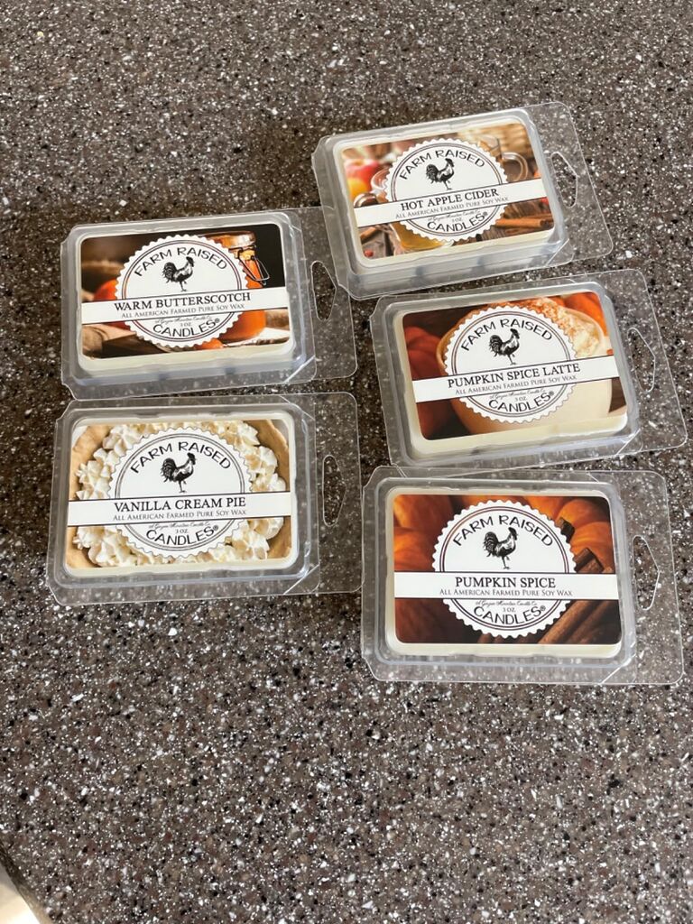 Farm Raised Candles - USA Grown Soy Wax Melts - Fall - Bakery Variety Packs - 5 Pack, 16oz Total - Pumpkin Patch Variety Pack customer photo 2