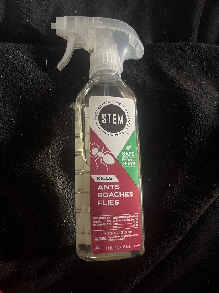 STEM Kills Ants, Roaches And Flies: Plant-Based Active Ingredient Bug Spray, Botanical Insecticide For Indoor And Outdoor Use; 12 fl oz (Pack Of 1) customer photo 1