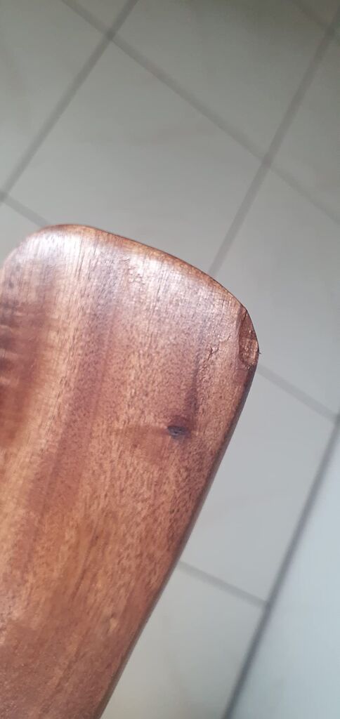 2 Pcs Wooden Spatula Set for Cooking Non Toxic Teak Kitchen Utensils - Slotted Pancake Turner and Flat Wood Wok Spatula customer photo 1
