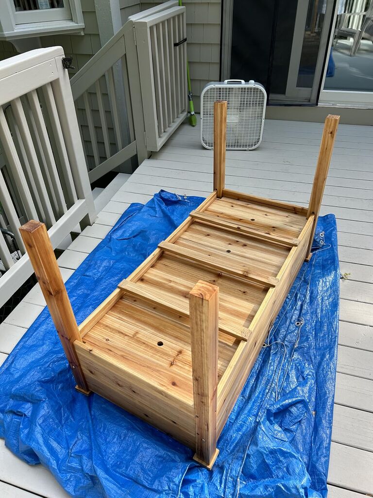 Garden Box Sealer | FDA Food Contact Safe Plant-Based Wood Sealant for Raised Bed, Planter & Pet House. Protects All Wood Types from Water & Weather Damage | customer photo 2
