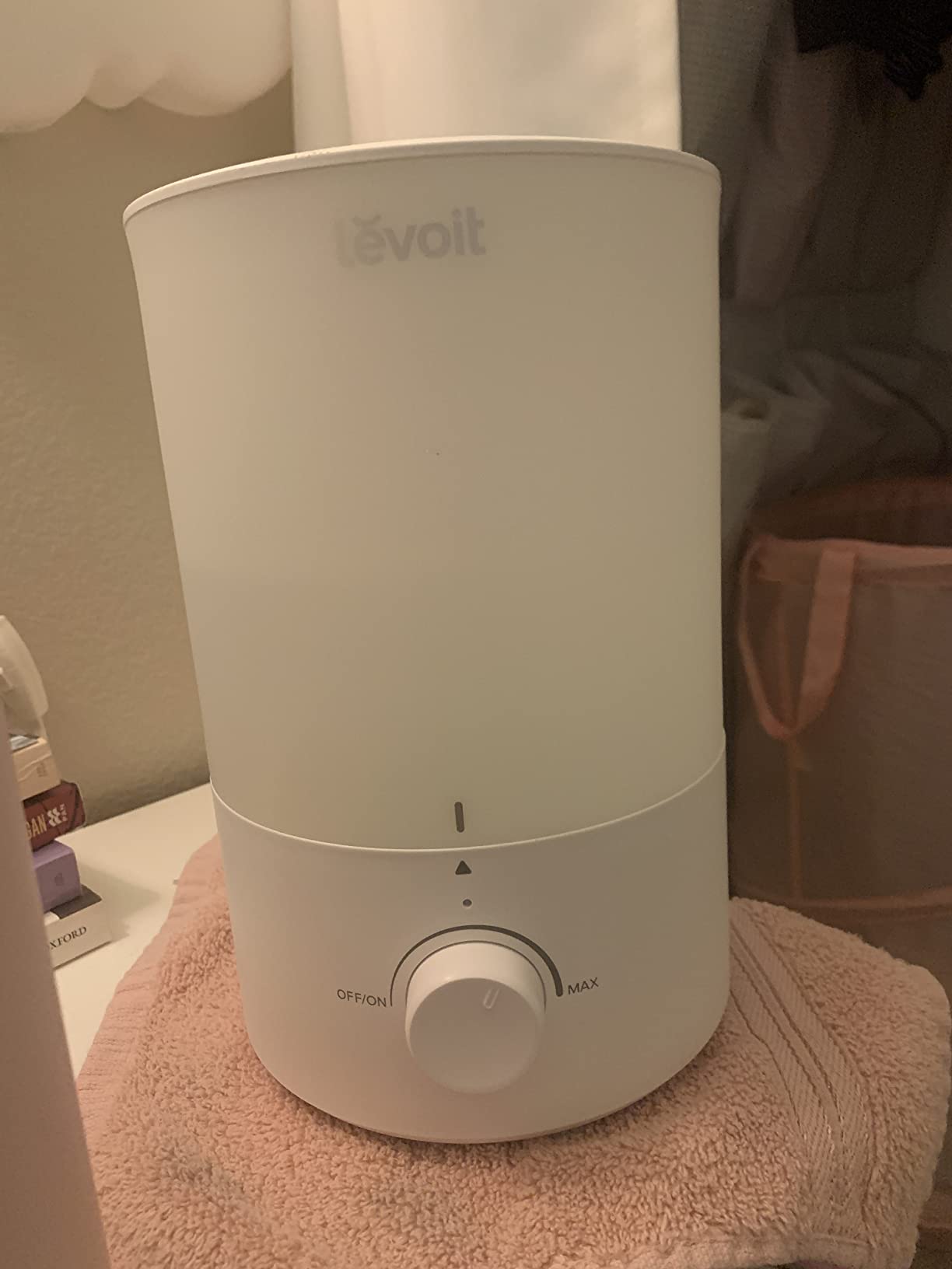 LEVOIT Humidifiers for Bedroom, Quiet (3L Water Tank) Cool Mist Top Fill Essential Oil Diffuser with 25Watt for Home Large Room, 360° Nozzle, Rapid Ultrasonic Humidification for Baby Nursery and Plant - Customer Photo 1