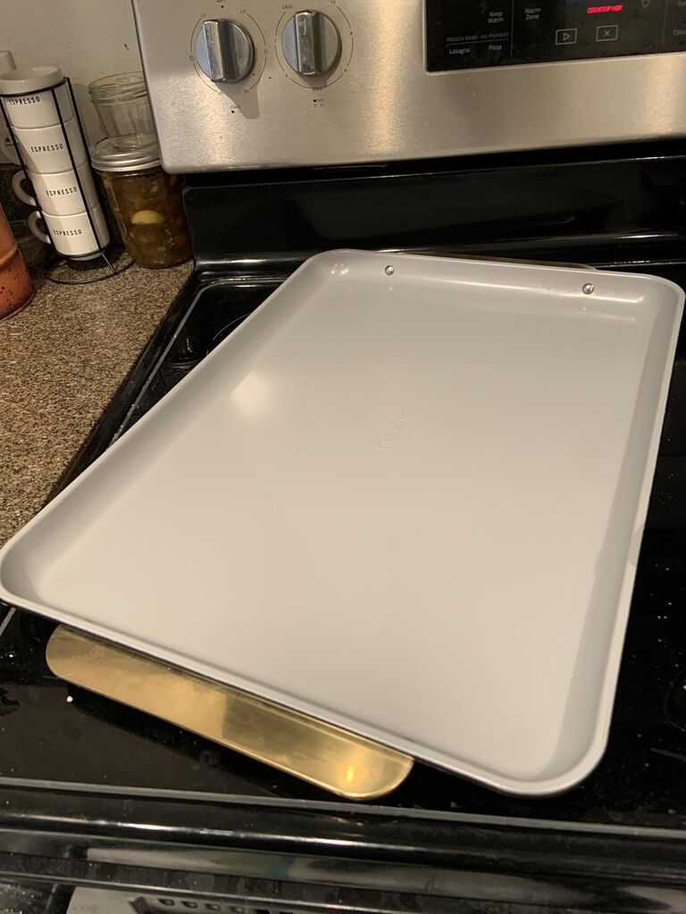 Caraway Non-Stick Ceramic Baking Sheet - Naturally Slick Ceramic Coating - Non-Toxic, PTFE & PFOA Free - Medium (15