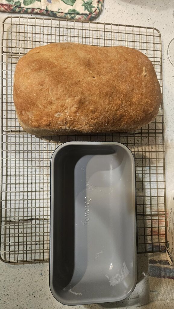 Caraway Non-Stick Ceramic 1 lb Loaf Pan - Naturally Slick Ceramic Coating - Non-Toxic, PTFE & PFOA Free - Perfect for Pound Cakes, Breads, & More - Slate customer photo 1