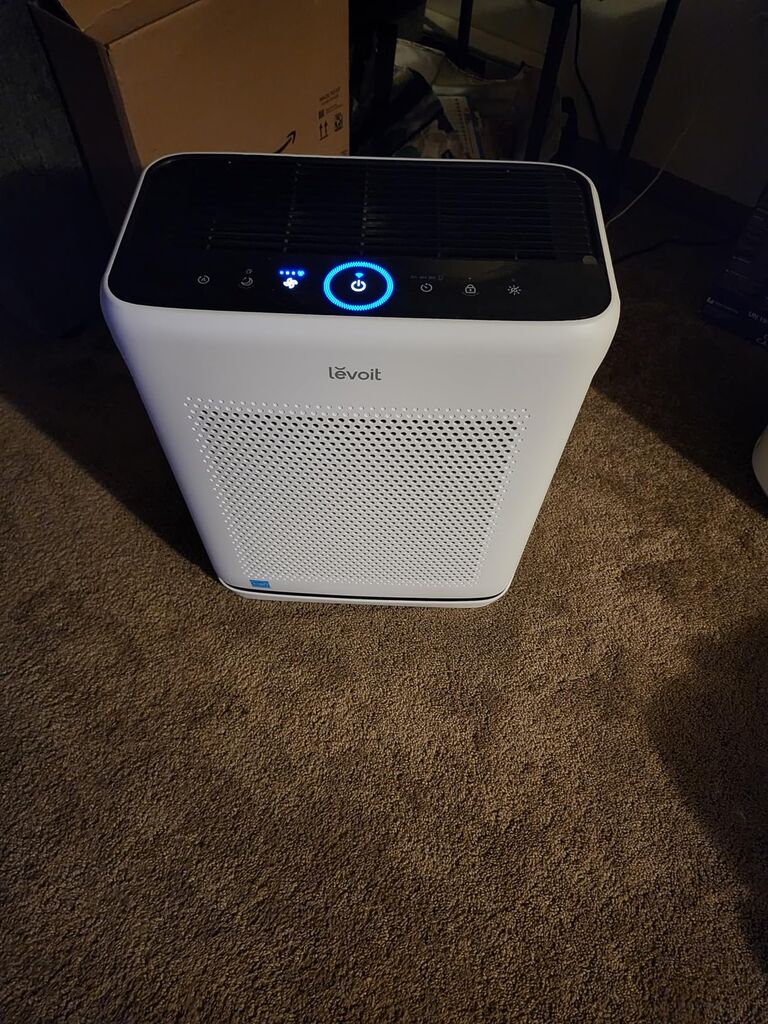 LEVOIT Air Purifiers for Home Large Room Up to 1875 Ft² with Washable Pre-Filter, Air Quality Monitor, HEPA Sleep Mode, Vital 200S-P, White customer photo 2