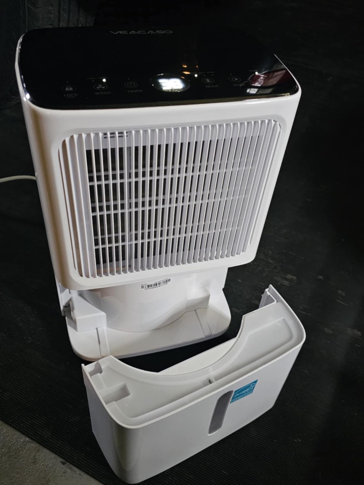 2500 Sq.Ft Dehumidifiers for Home with Drain Hose Max 34 Pints, VEAGASO Dehumidifier for Basement, Large Room, Bathroom, Bedroom, Three Modes, Intelligent Humidity Control, Dry Clothes, 24HR Timer - Customer Photo 1