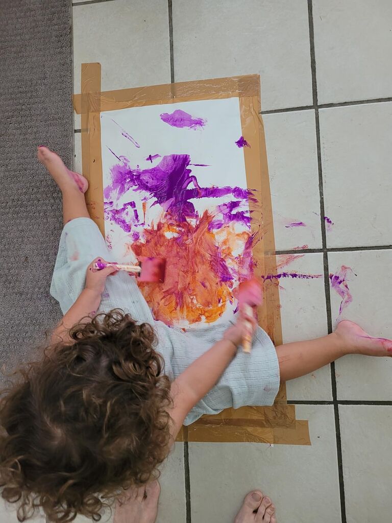 ABEIER Washable Finger Paint for Toddlers, Safe Non-Toxic, 12 Vibrant Colors (1.21fl oz), Baby Safe Paint for Hand and Feet, Mess Free Art Supplies for Kids, Preschool Learning Gifts, Ages 1-3 4 5 6+ customer photo 1