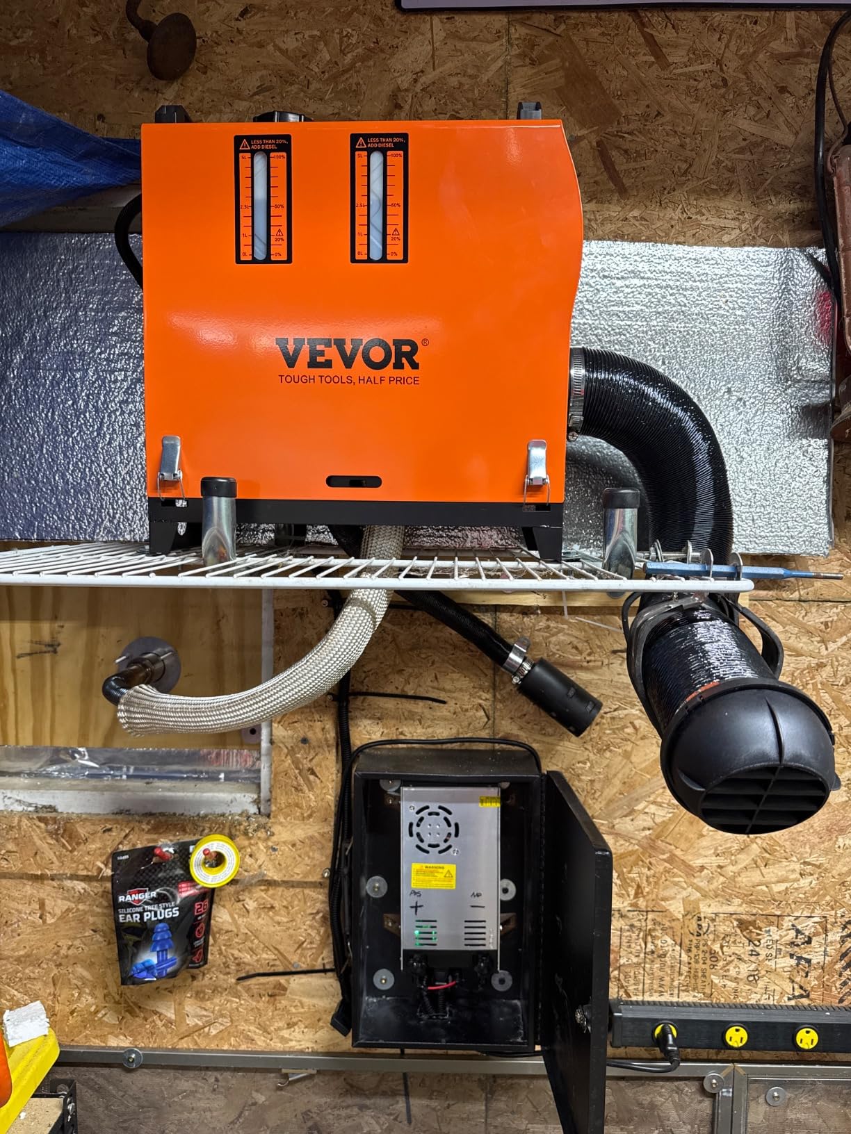 VEVOR 8KW Diesel Heater All in One, Diesel Air Heater with Bluetooth App Control, Portable Parking Heater Automatic Altitude Adjustment Max 18045 ft, Remote Control and LCD, for Vehicles - Customer Photo 2