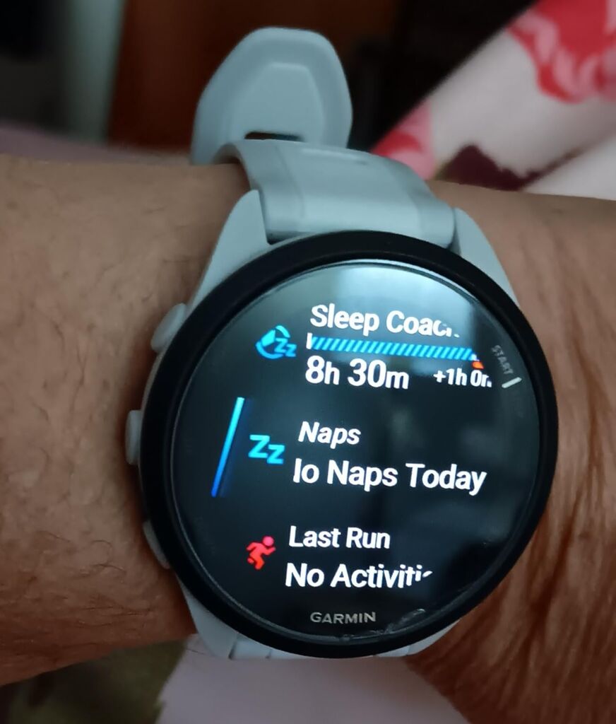 Garmin Forerunner® 165, Running Smartwatch, 43mm, Black customer photo 2