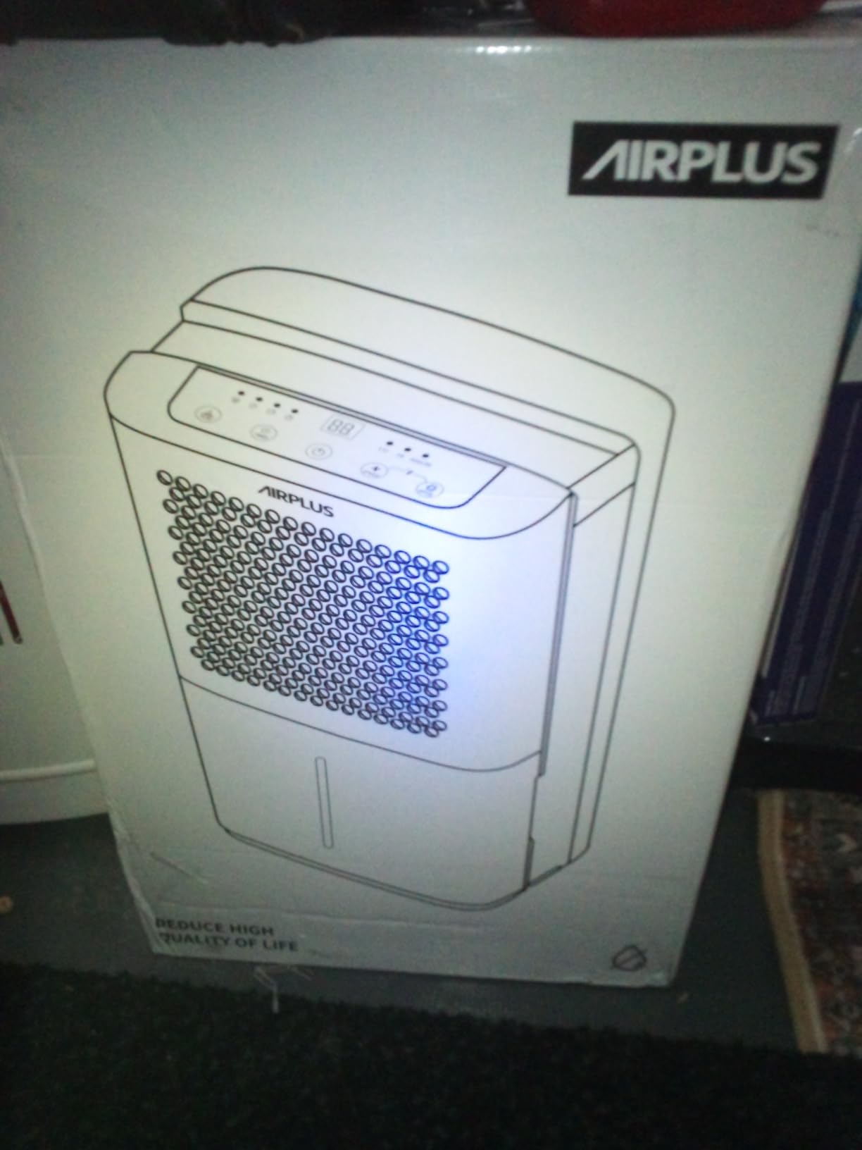 AIRPLUS 4500 Sq. Ft Dehumidifiers for Home, 70 Pints Dehumidifier for Basement with Drain Hose, Continuous Drainage, Intelligent Humidistat, Dehumidifier for bathroom, bedroom, Large Room Customer Review AIRPLUS 4500 Sq. Ft Dehumidifiers for Home, 70 Pints Dehumidifier for Basement with Drain Hose, Continuous Drainage, Intelligent Humidistat, Dehumidifier for bathroom, bedroom, Large Room - Customer Photo 5