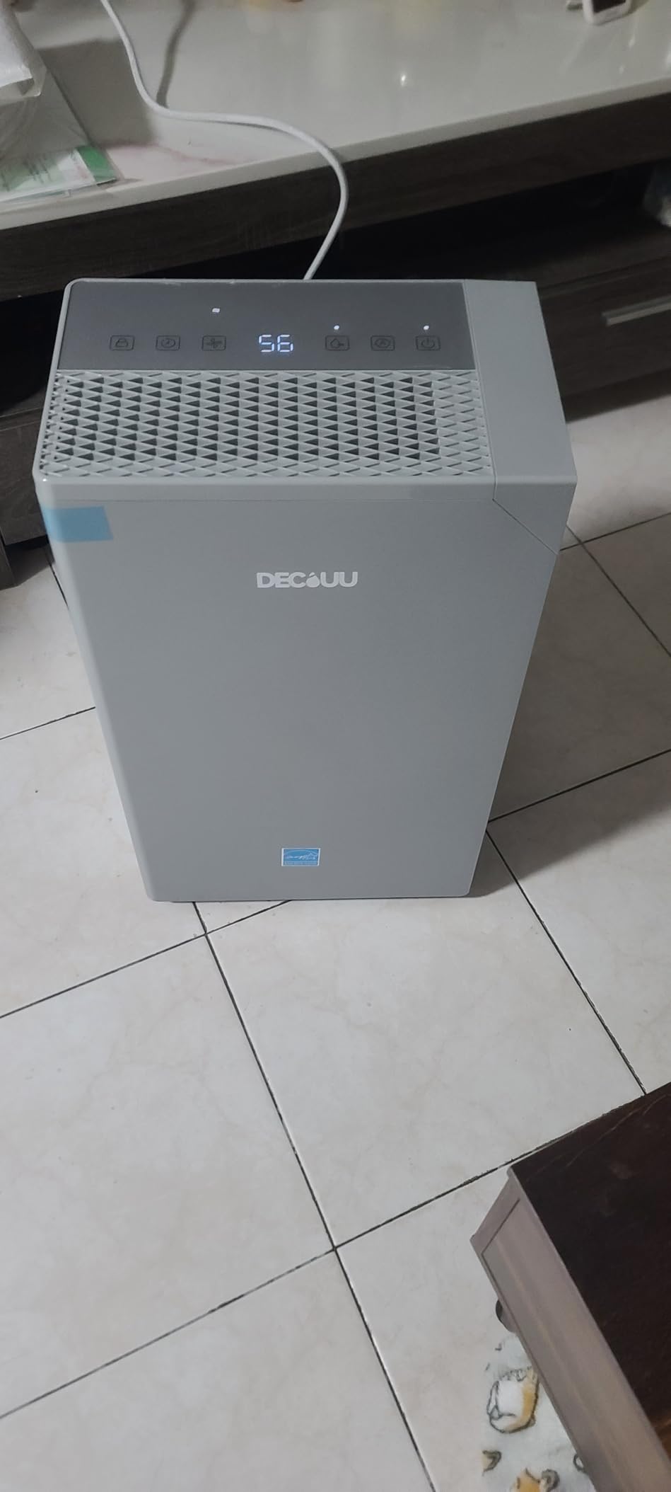 5000 Sq.Ft Energy Star Most Efficient 2024 Dehumidifier with Pump,DECIUU Max 100 Pint (Standard 70 Pint) Dehumidifier for Basement with Drain Hose,Intelligent Humidity Control for Home Bathroom Garage - Customer Photo 2
