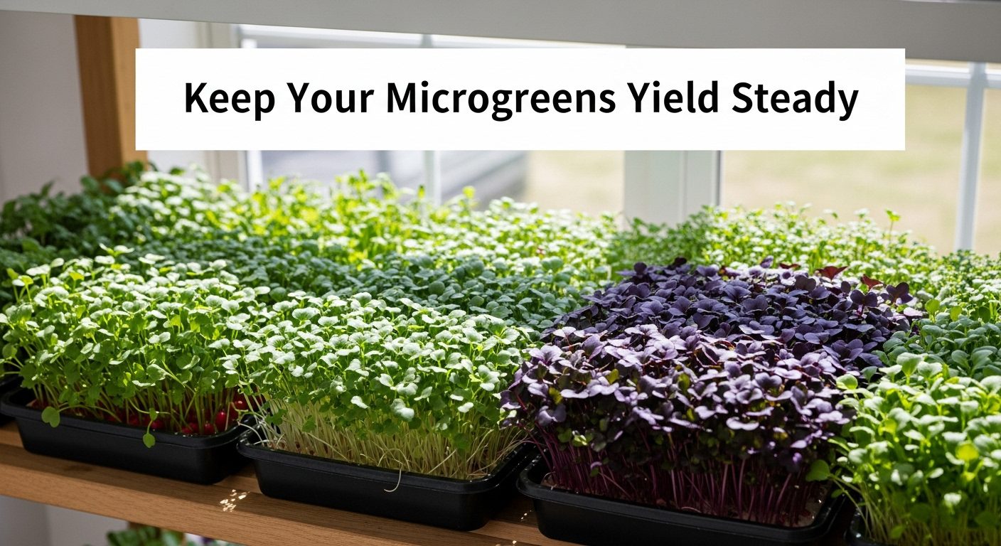 Keep Your Microgreens Yield Consistent
