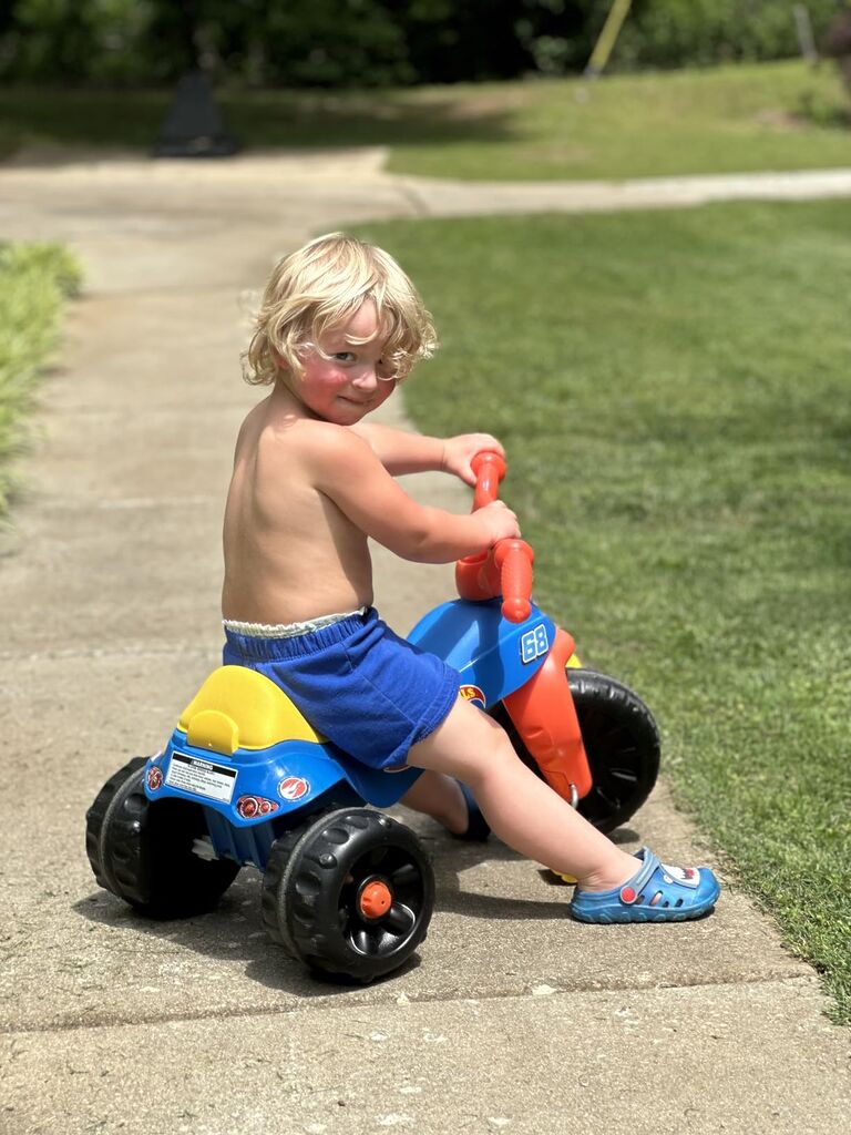 Fisher-Price Harley-Davidson Tough Trike Toddler Toy, Max 55 lb customer photo 2