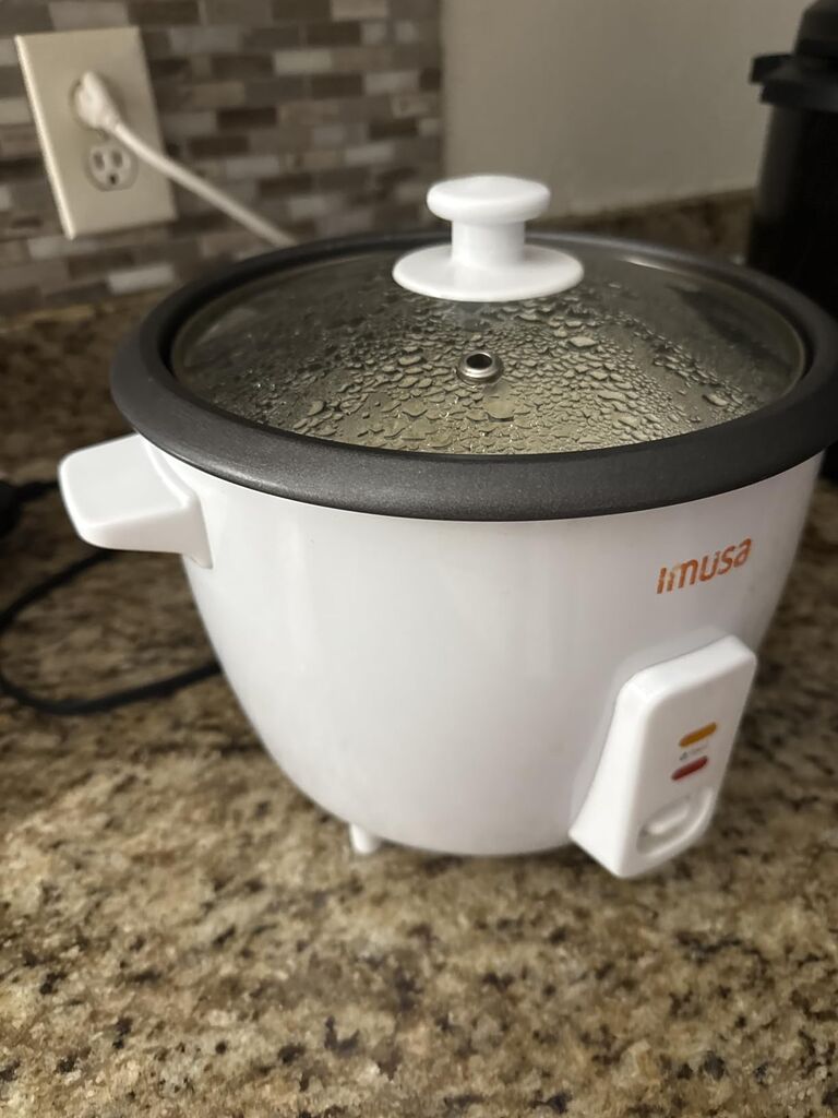 AROMA® Rice Cooker, 3-Cup (Uncooked) / 6-Cup (Cooked), Small Rice Cooker, Oatmeal Cooker, Soup Maker, Auto Keep Warm, 1.5 Qt, White, ARC-363NG customer photo 2
