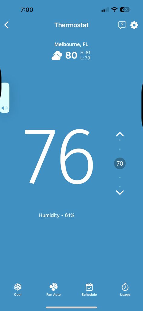 Sensi Touch Smart Thermostat by Emerson with Touchscreen Color Display, Programmable, Wi-Fi, Mobile App, Easy DIY, Data Privacy, Works with Alexa, Energy Star Certified, ST75 - Black, C-Wire Required customer photo 2