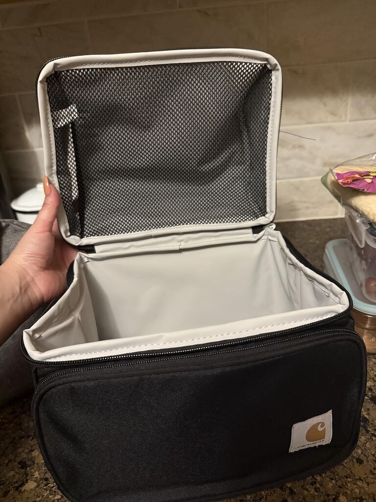 Carhartt Camping Cooler, Worksite Lunchbox, Soft Shell Lunch Bag for Construction Sites, Work and Everyday Use, Brown customer photo 1