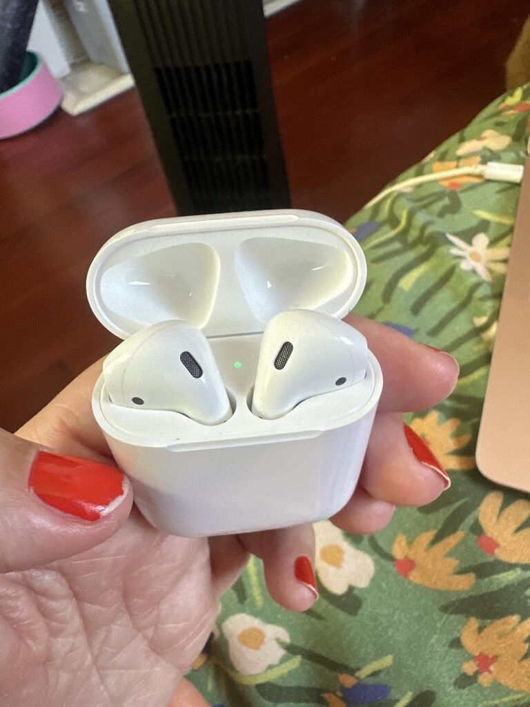 Apple AirPods 2 with Charging Case - White (Renewed) customer photo 2