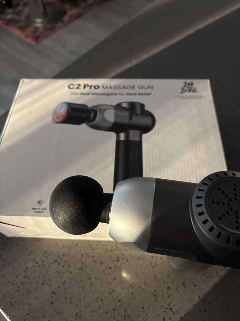 BOB AND BRAD C2 Massage Gun, FSA Eligible & HSA Approved Deep Tissue Percussion Massager Gun, Muscle Massager with 5 Speeds and 5 Heads customer photo 2
