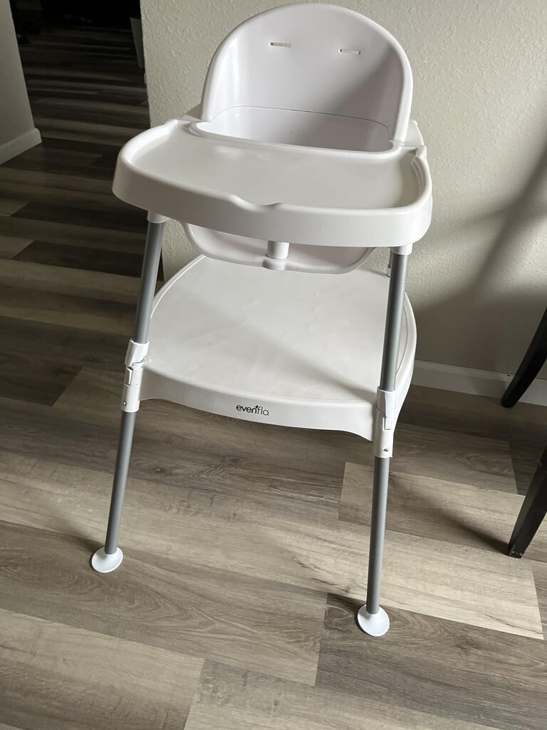 Evenflo Eat and Grow 4-in-1 Convertible High Chair (Pop Star White) customer photo 2