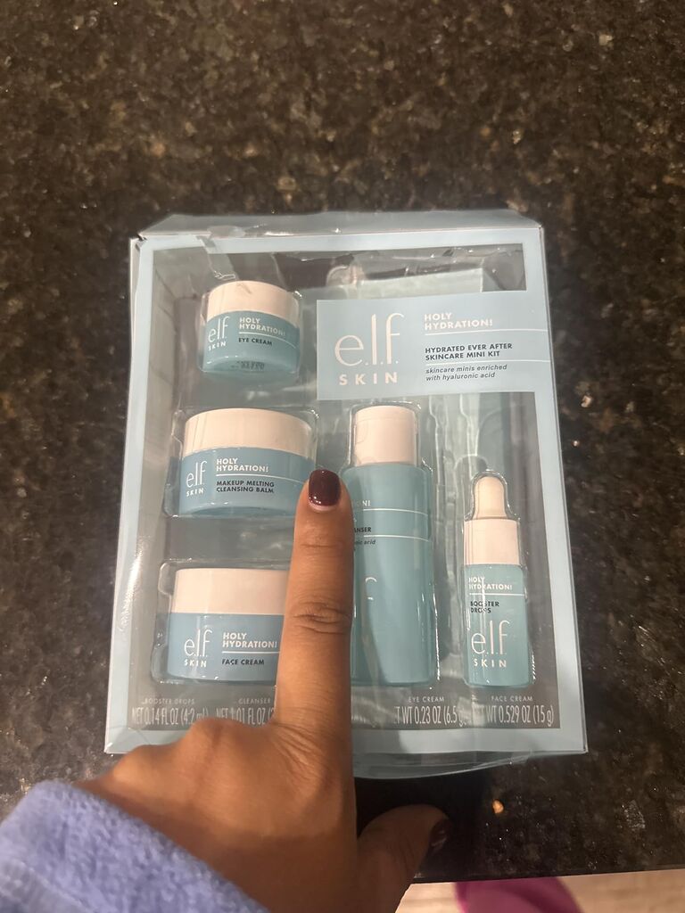e.l.f. SKIN Holy Hydration! Hydrated Ever After Skincare Mini Kit, Travel customer photo 1