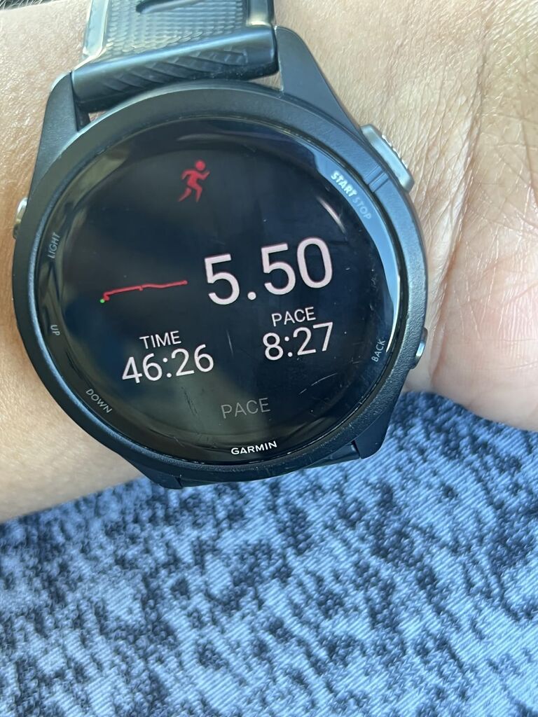 Garmin Forerunner® 265, Running Smartwatch, 46mm, Black/Powder Gray customer photo 1