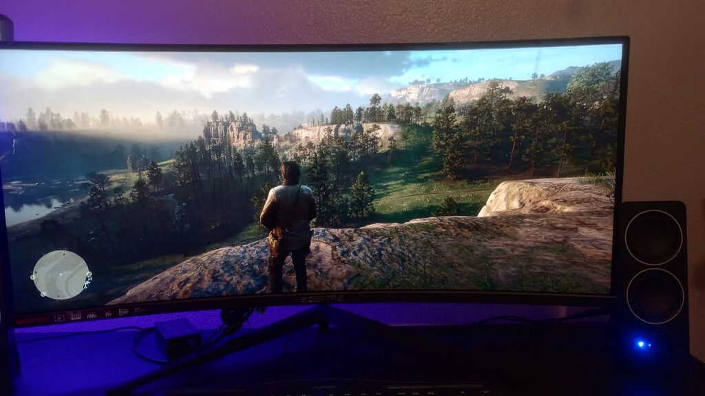 Sceptre 34-inch Curved ultrawide WQHD Monitor (3440 × 1440), R1500, up to 180Hz/165Hz, DisplayPort x2, 99% sRGB, 1ms, Built-in Speakers, Machine Black, 2025 (C345B-QUT168) customer photo 2