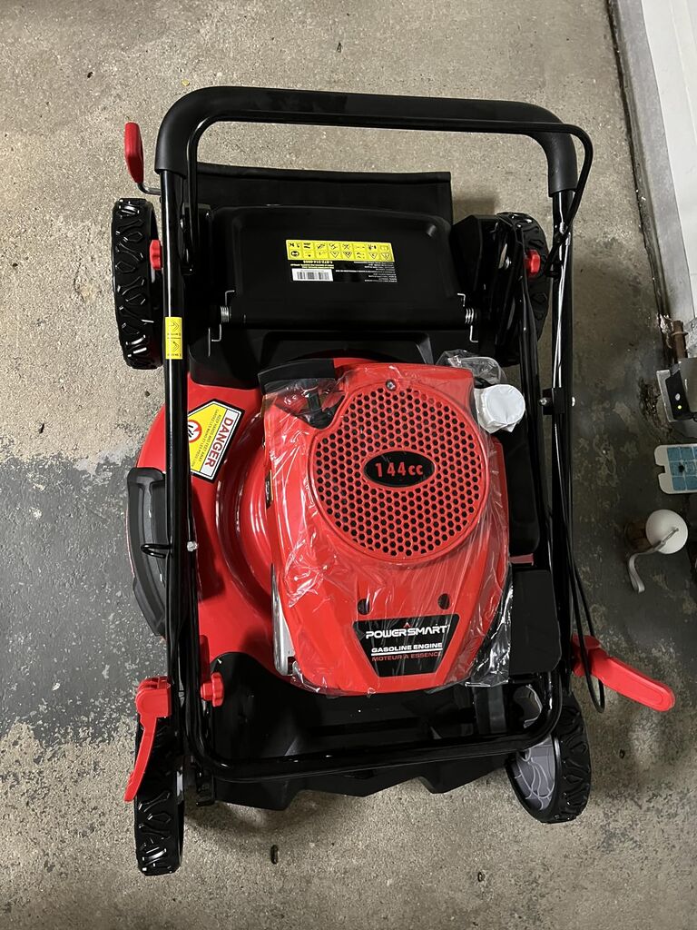 PowerSmart EasyGlide 21-Inch Gas Lawn Mower, 144cc 4-Stroke OHV Engine, Push Walk-Behind, 3-in-1 Mulch/Bag/Side Discharge, Steel Deck, 6 Height Adjustment customer photo 2