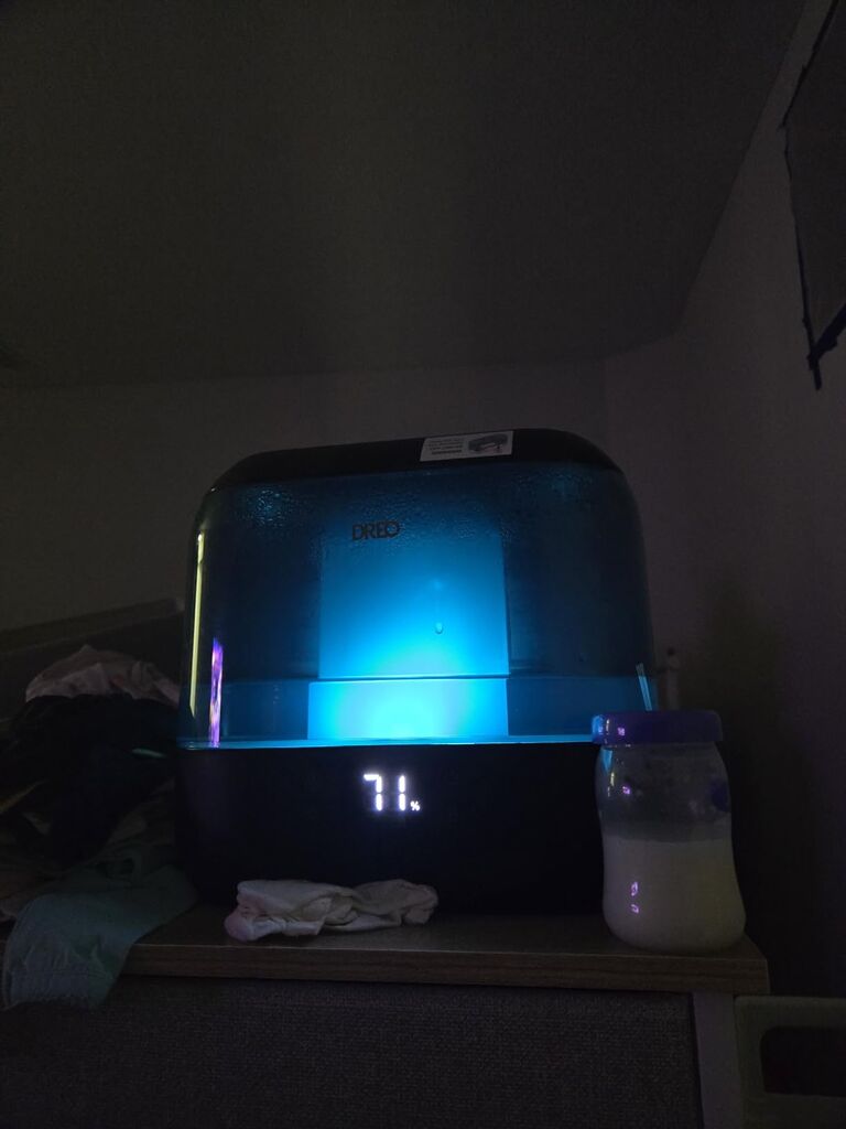 Dreo Smart Humidifiers for Bedroom, Top Fill 4L Supersized Humidifier Large Room with 28 dB, 36H Runtime, Touch/APP/Voice Control, Nightlight, Cool Mist Humidifiers for Baby, Plants, Indoor, Black customer photo 2
