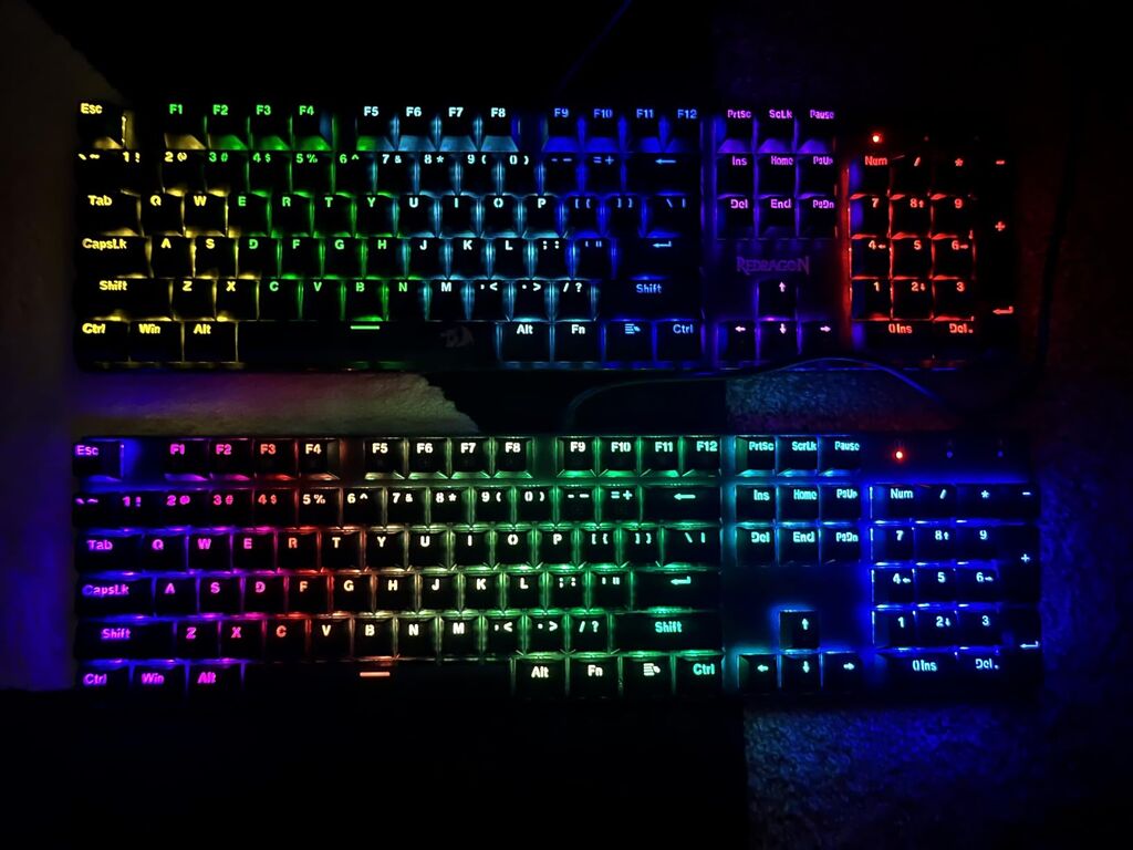 Redragon Mechanical Gaming Keyboard Wired, 11 Programmable Backlit Modes, Hot-Swappable Red Switch, Anti-Ghosting, Double-Shot PBT Keycaps customer photo 2
