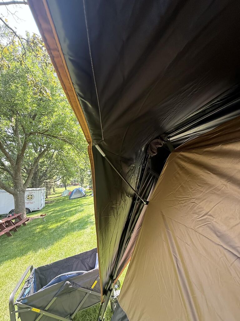 EVER ADVANCED 6 Person Camping Tent, Blackout Design Tent for Camping Instant Cabin Tents for Family with Rainfly, 60s Easy Setup, Water-Resistant customer photo 2