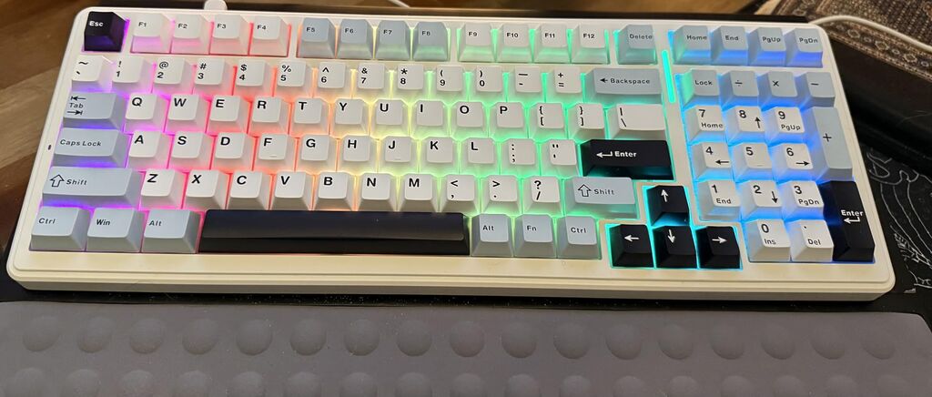 AULA F99 Wireless Mechanical Keyboard, Tri-Mode BT5.0/2.4GHz/USB-C Hot Swappable Custom Keyboard, Pre-lubed Linear Switches, RGB Backlit customer photo 2